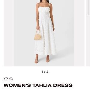 Women's Tahlia White Midi Dress